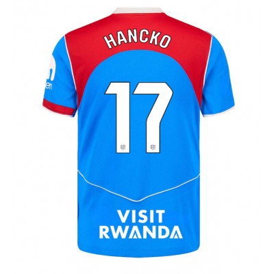 Atletico Madrid David Hancko #17 Tredjedrakt 2025-26 Kortermet Atletico Madrid David Hancko #17 Tredjedrakt 2025-26 Kortermet